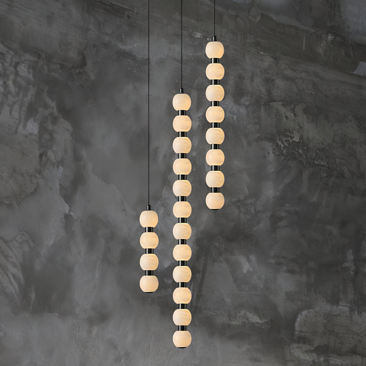 Orbique Alabaster Pendant Lamp