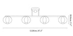 Orbis Quartet Ceiling Lamp