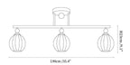 Orbis Quartet Ceiling Lamp