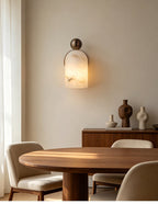 Orbit Alabaster Wall Sconce