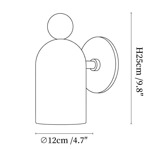 Orbit Alabaster Wall Sconce