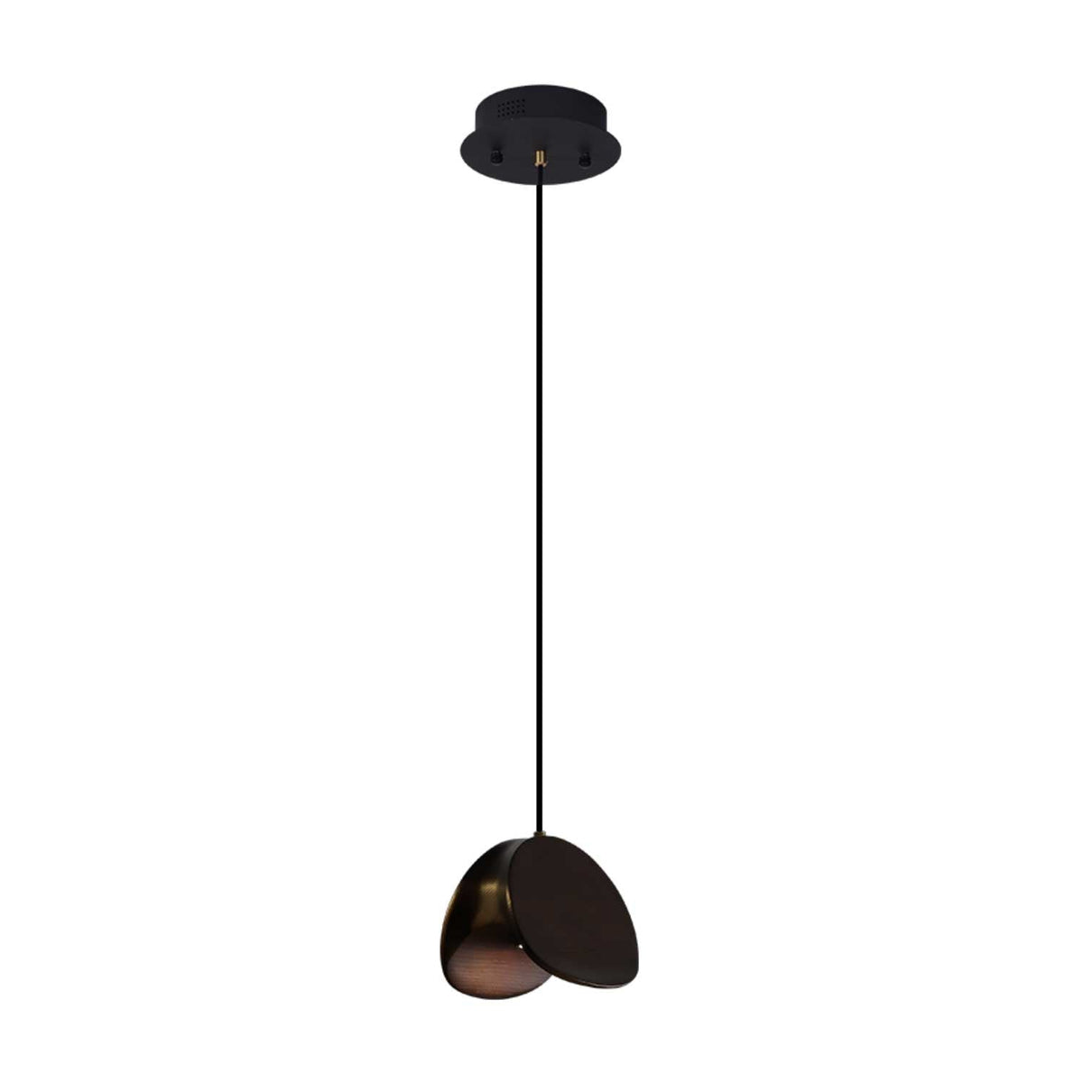 Orbit Fold Wood Pendant Light
