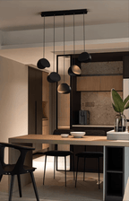 Orbit Fold Wood Pendant Light