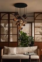 Orbit Fold Wood Pendant Light
