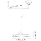 Orbit Line Swing Arm Pendant Lamp