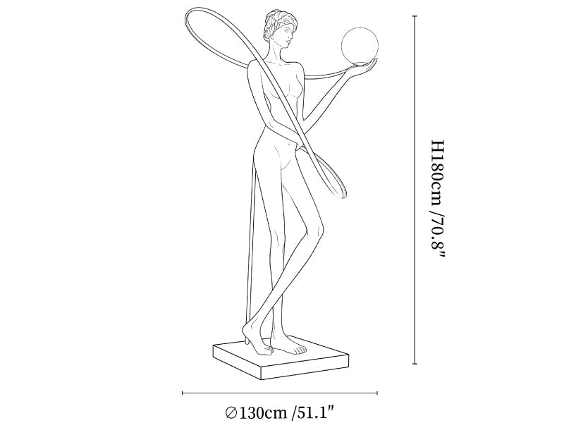 Orbit Muse Sculpture Lamp