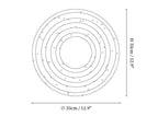 Orbit Rings Wall Lamp