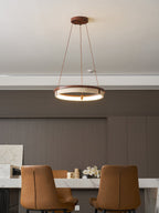 Orbit Travertine Pendant Light