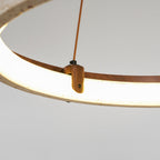 Orbit Travertine Pendant Light