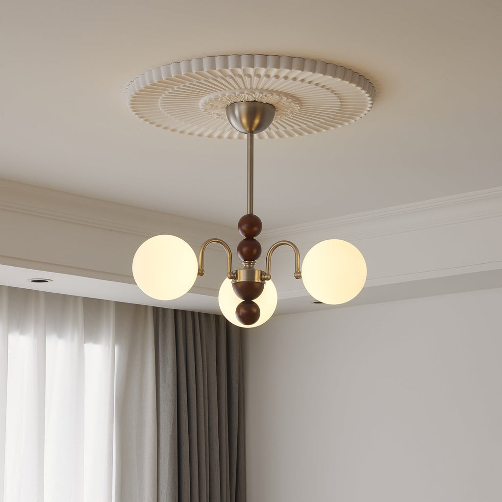 Orbital Curve Chandelier