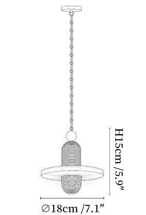 Orbital Drift Chain Chandelier