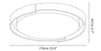 Orbital Edge Ceiling Light