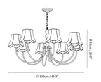 Orchid Fabric Chandelier