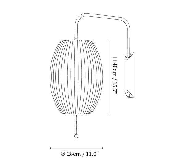 Organic Bubble Wall Lamp