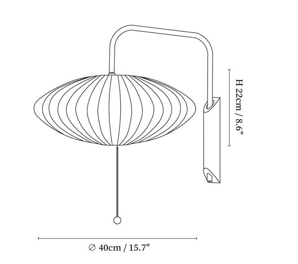 Organic Bubble Wall Lamp