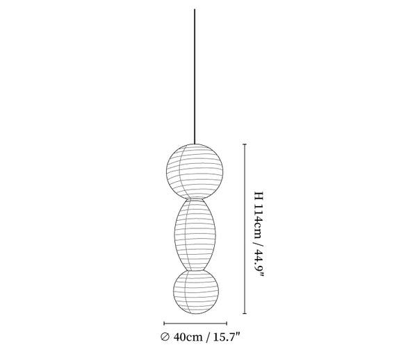 Ori Lantern Series Pendant Lamp