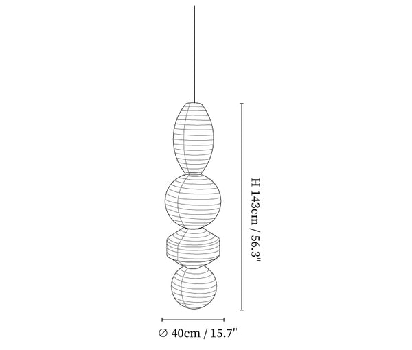 Ori Lantern Series Pendant Lamp