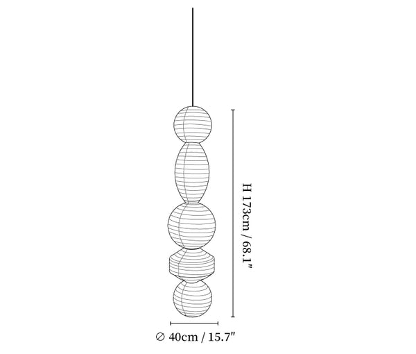 Ori Lantern Series Pendant Lamp