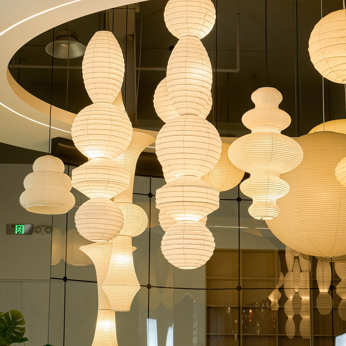 Ori Lantern Series Swag Pendant Lamp