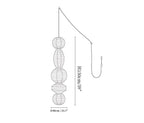 Ori Lantern Series Swag Pendant Lamp