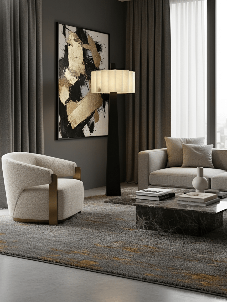 Origami Pleat Floor Lamp