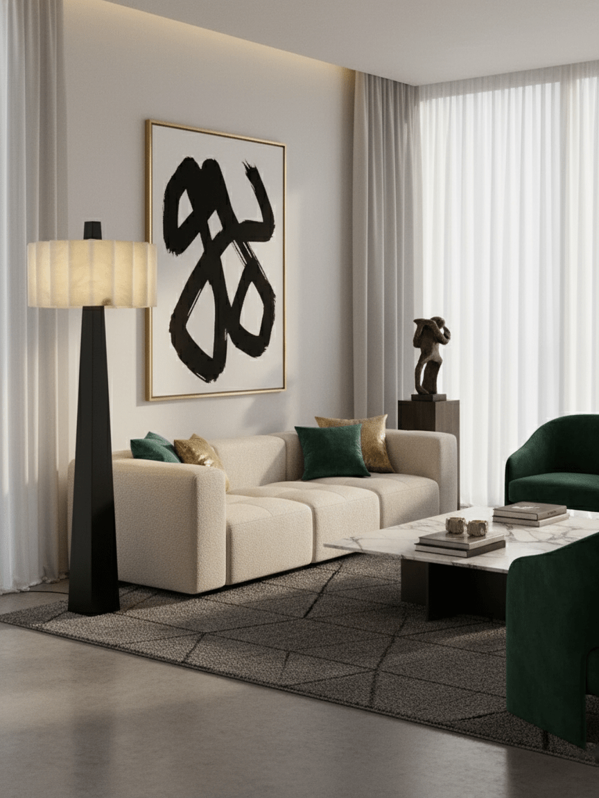 Origami Pleat Floor Lamp