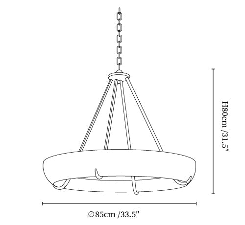 Orion Alabaster Chandelier