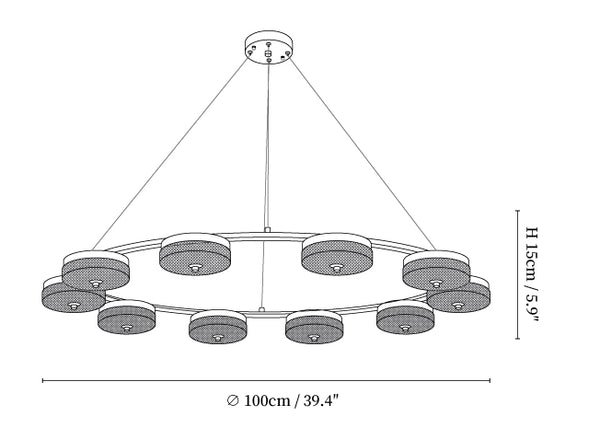 Orion Ring Chandelier