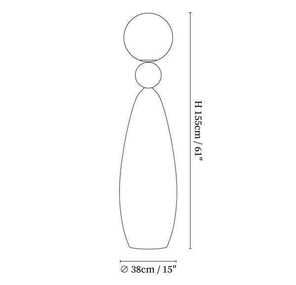 Orion Sphere Floor Lamp