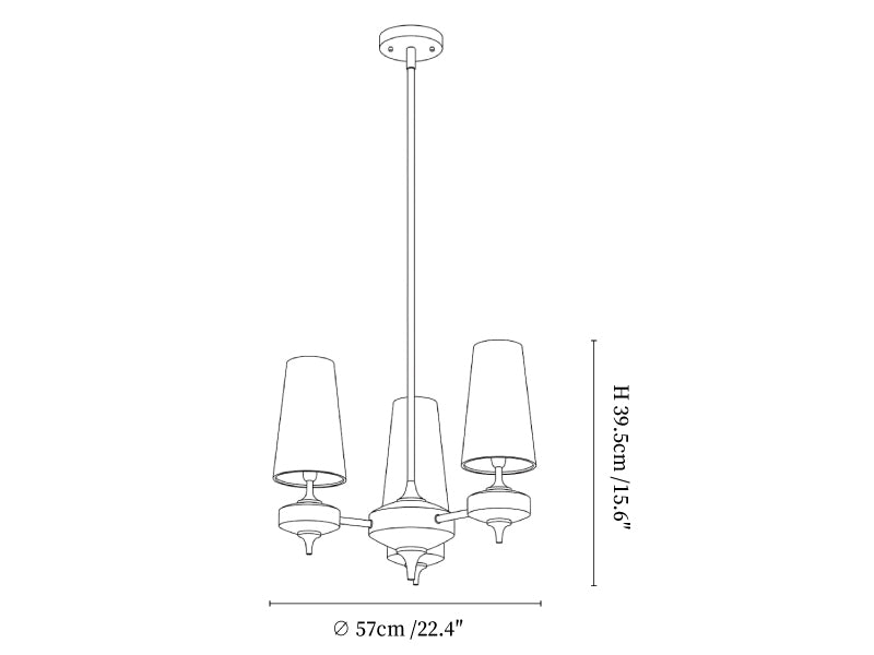 Orlan Shade Chandelier