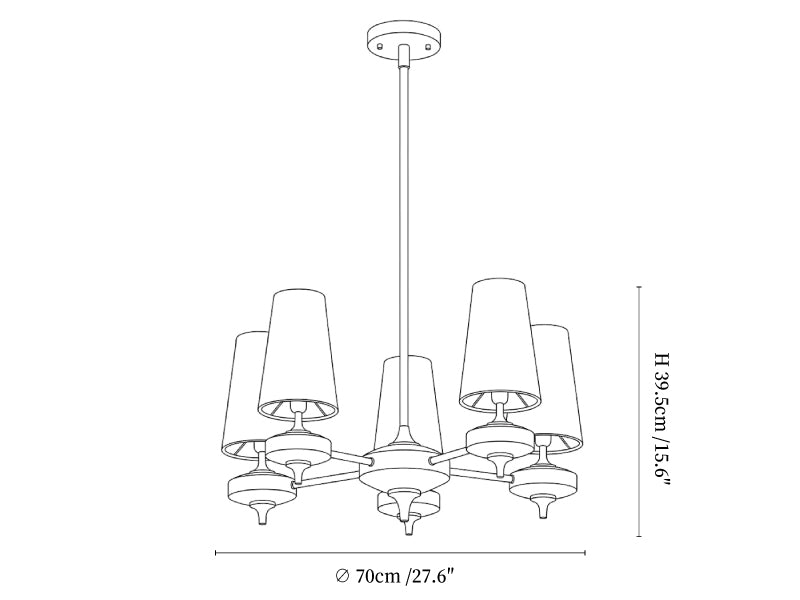 Orlan Shade Chandelier