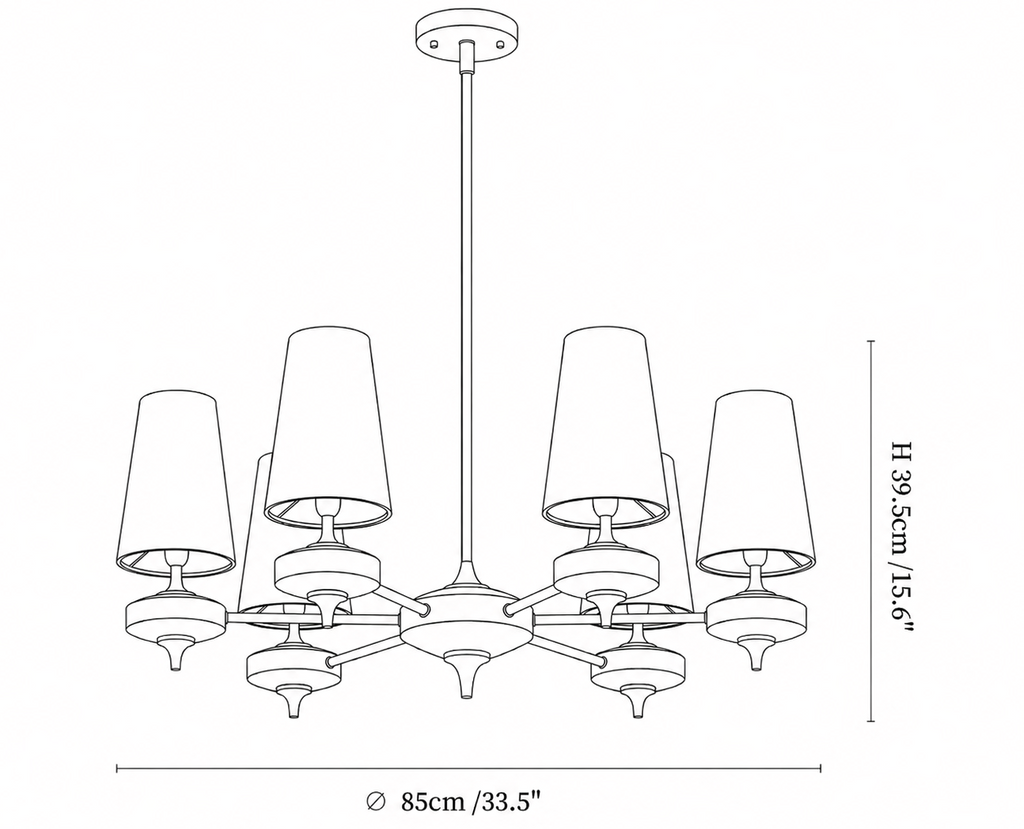 Orlan Shade Chandelier