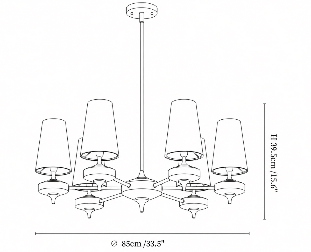 Orlan Shade Chandelier