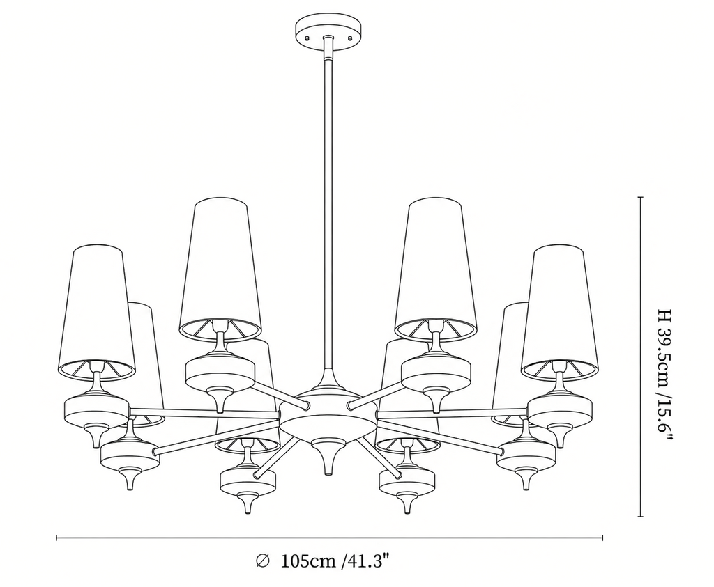 Orlan Shade Chandelier