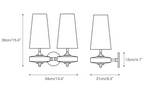Orlan Twin Shade Wall Sconce
