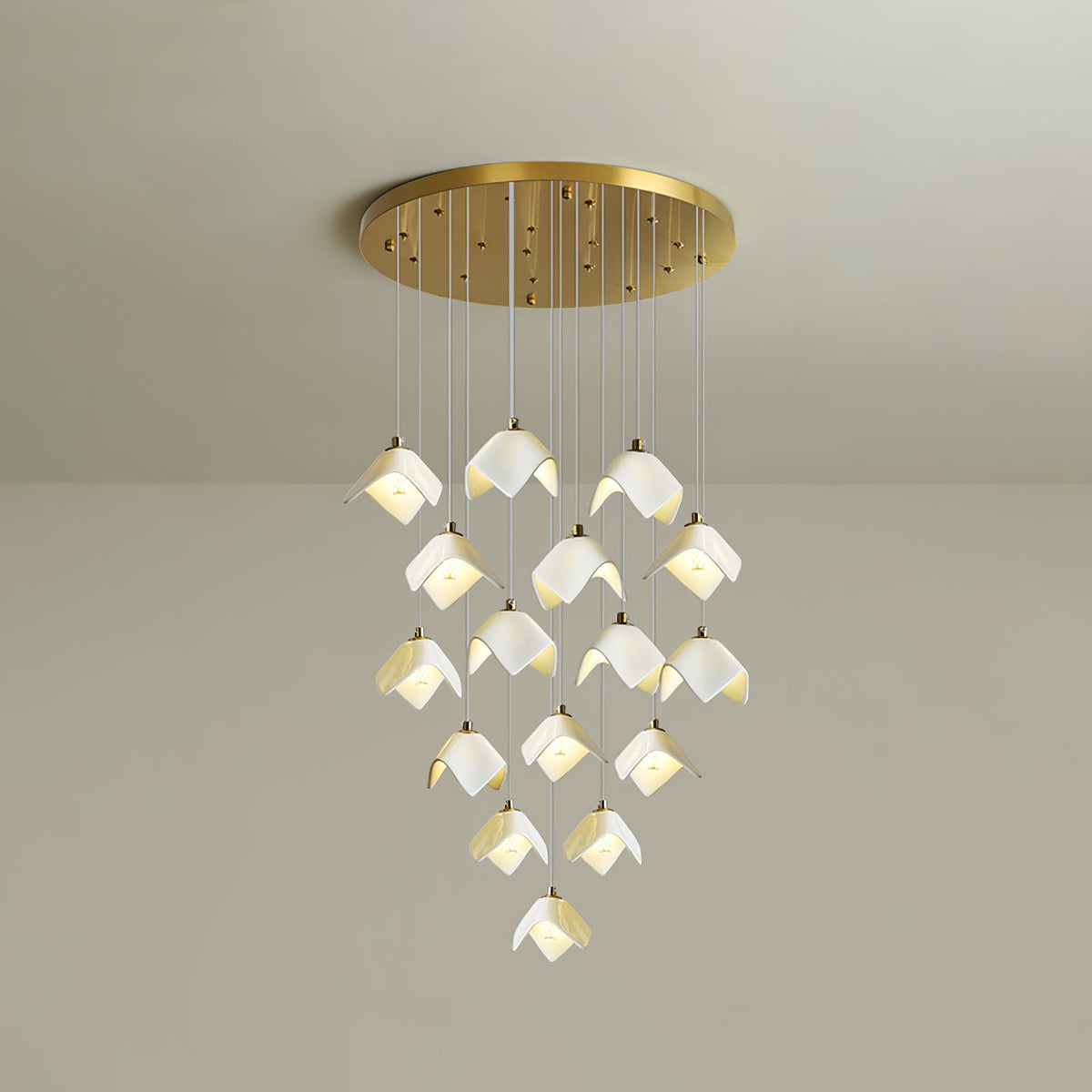 Orlani Cascade Stairs Chandelier