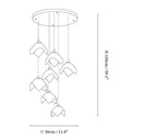 Orlani Cascade Stairs Chandelier