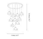 Orlani Cascade Stairs Chandelier