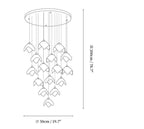 Orlani Cascade Stairs Chandelier