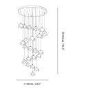 Orlani Cascade Stairs Chandelier