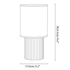 Orlo Ribbed Table Lamp
