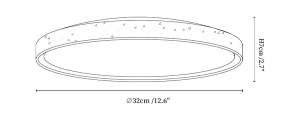 Oro Circle Ceiling Light