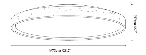 Oro Circle Ceiling Light