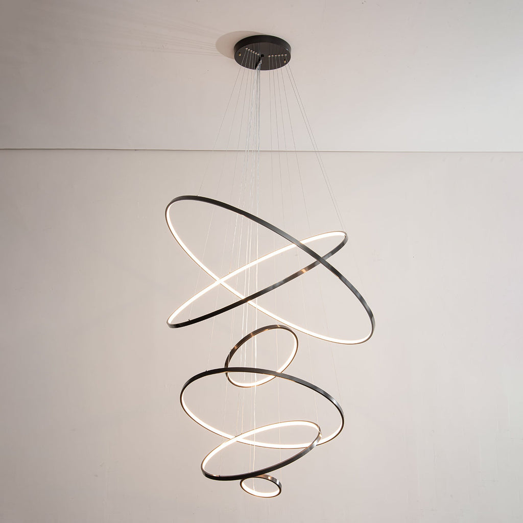 Orrery Rings Chandelier
