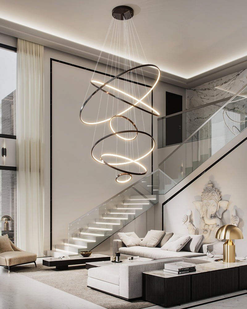 Orrery Rings Chandelier