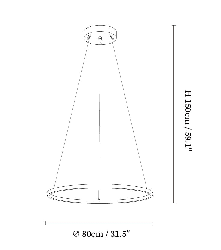 Orrery Rings Chandelier