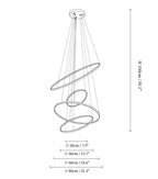 Orrery Rings Chandelier