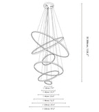 Orrery Rings Chandelier