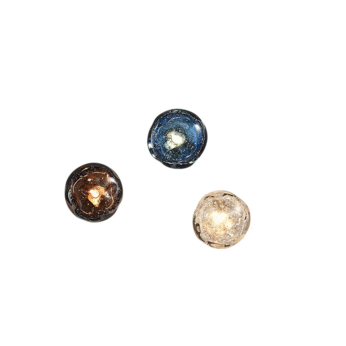 Orrin Molten Glass Wall Light