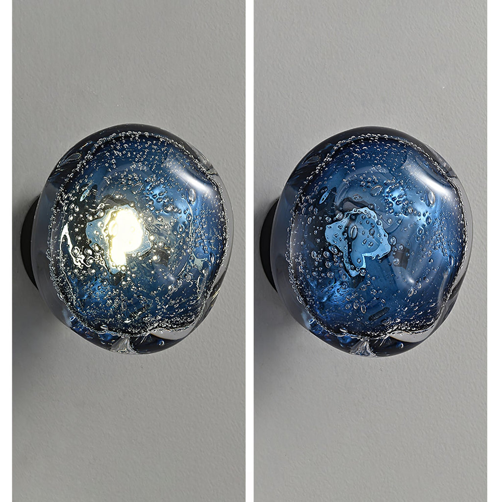 Orrin Molten Glass Wall Light
